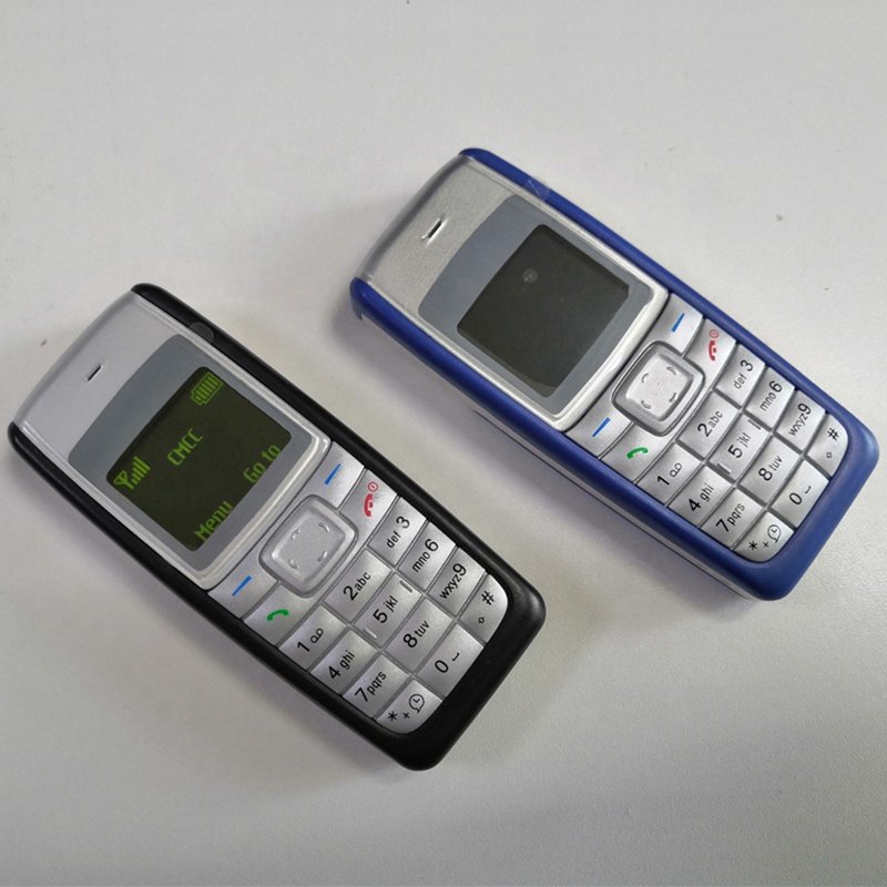 For 1110 Unlocked Cellphone GSM 2G Simple Old Type 1.8" Classic 1110 Mobile Phones