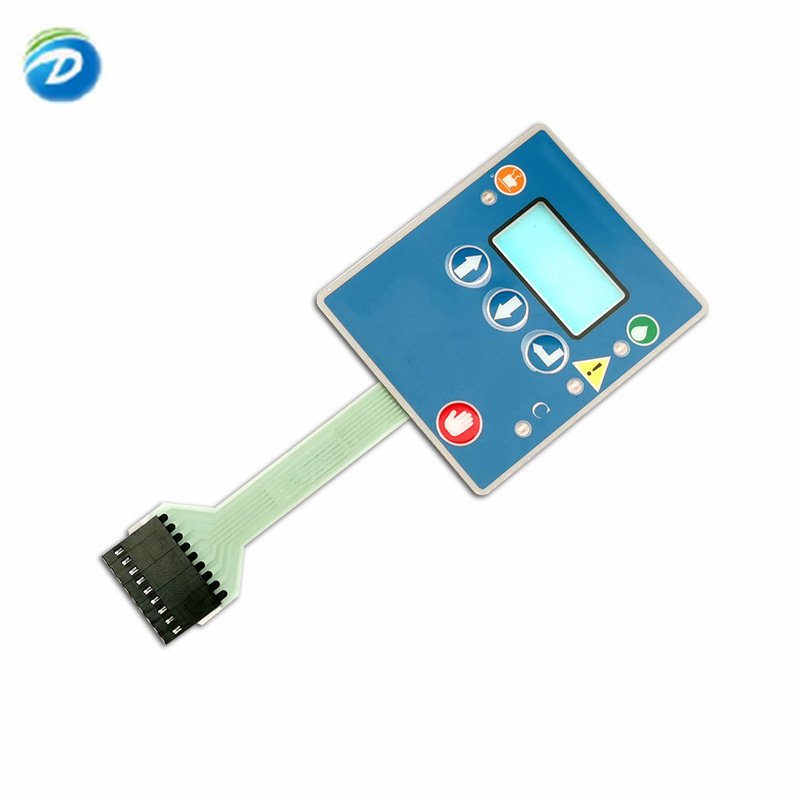 Deson OEM/ODM Factory Customized Potyester KeyPad Panel Membrane Switch Backlight For Medical Household