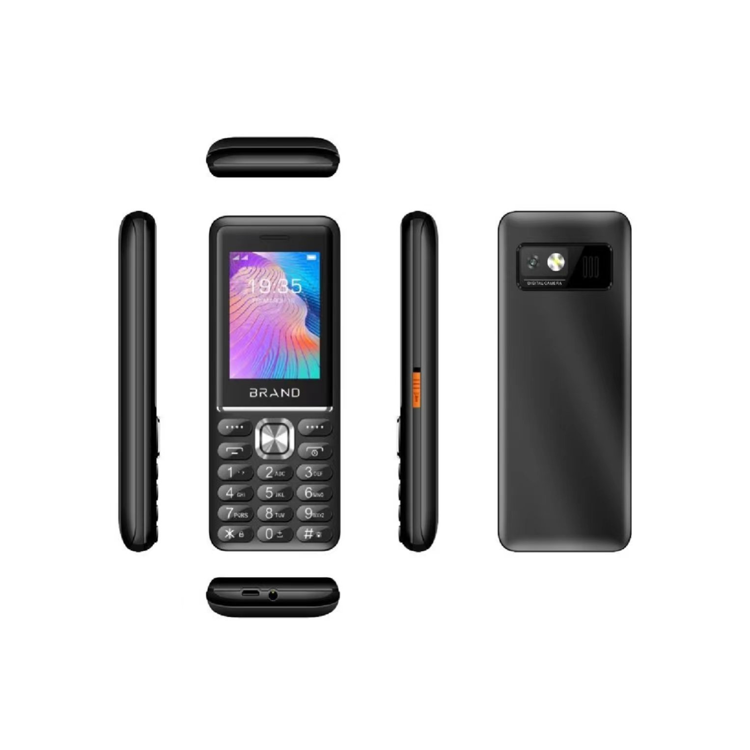 Hot Sale 2.4 Inch 0.08MP Camera Simple Mobile Phones With 4G Keypad Feature Phone