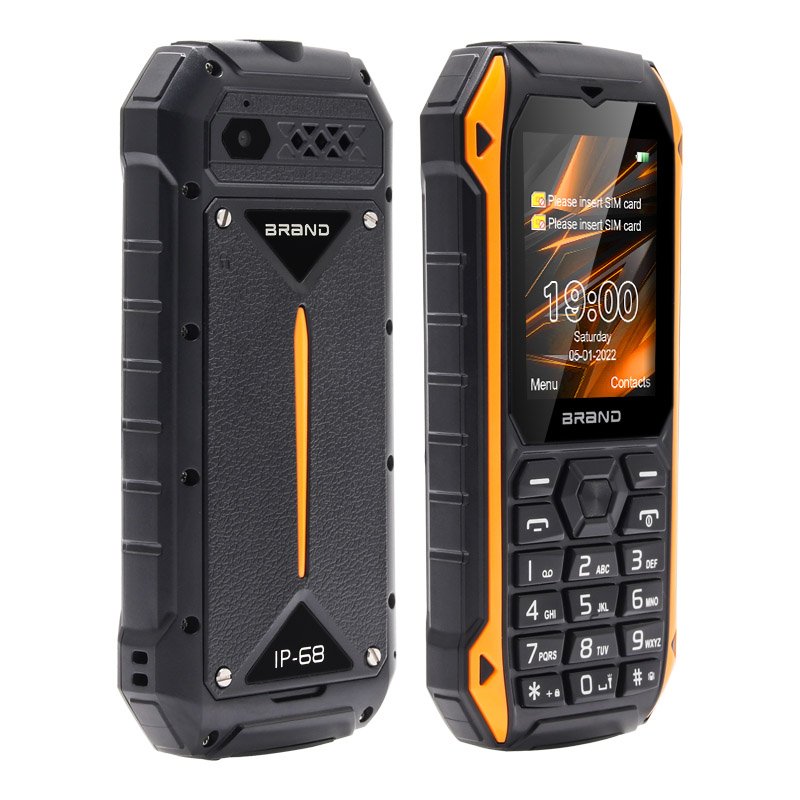 2.4 Inch Large Capacity Battery IP68 Waterproof UNIWA XP28 Keypad Feature Rugged Floating Phone