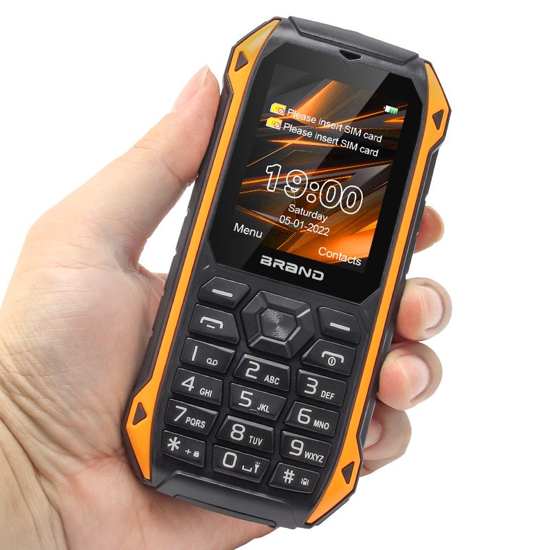 2.4 Inch Large Capacity Battery IP68 Waterproof UNIWA XP28 Keypad Feature Rugged Floating Phone
