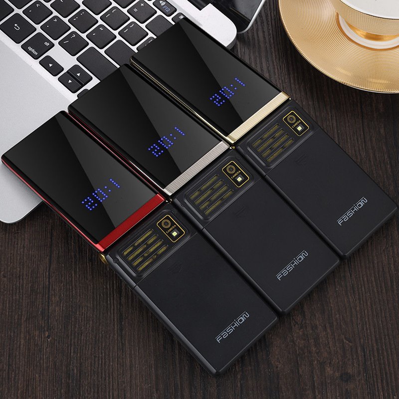 Mafam Flip Elderly Dual Screen Phone Button Elderly Phone Function Backup Phone Student