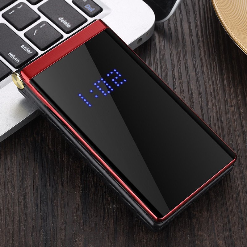 Mafam Flip Elderly Dual Screen Phone Button Elderly Phone Function Backup Phone Student
