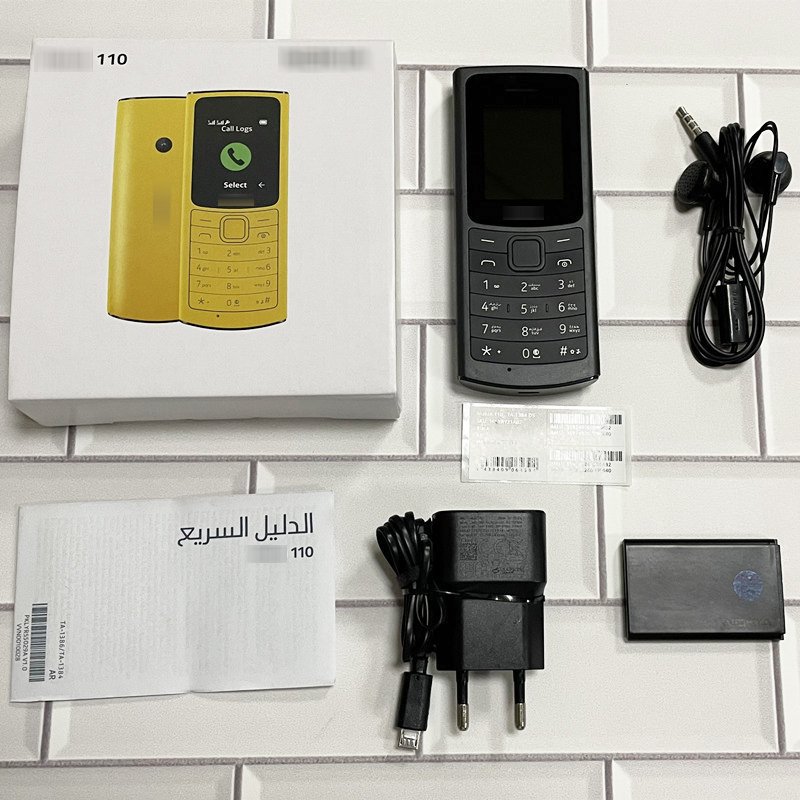 110 2021 2G Feature Phone Non-intelligent Dual SIM Card Bar Keypad Student Seniors Mobile Phone