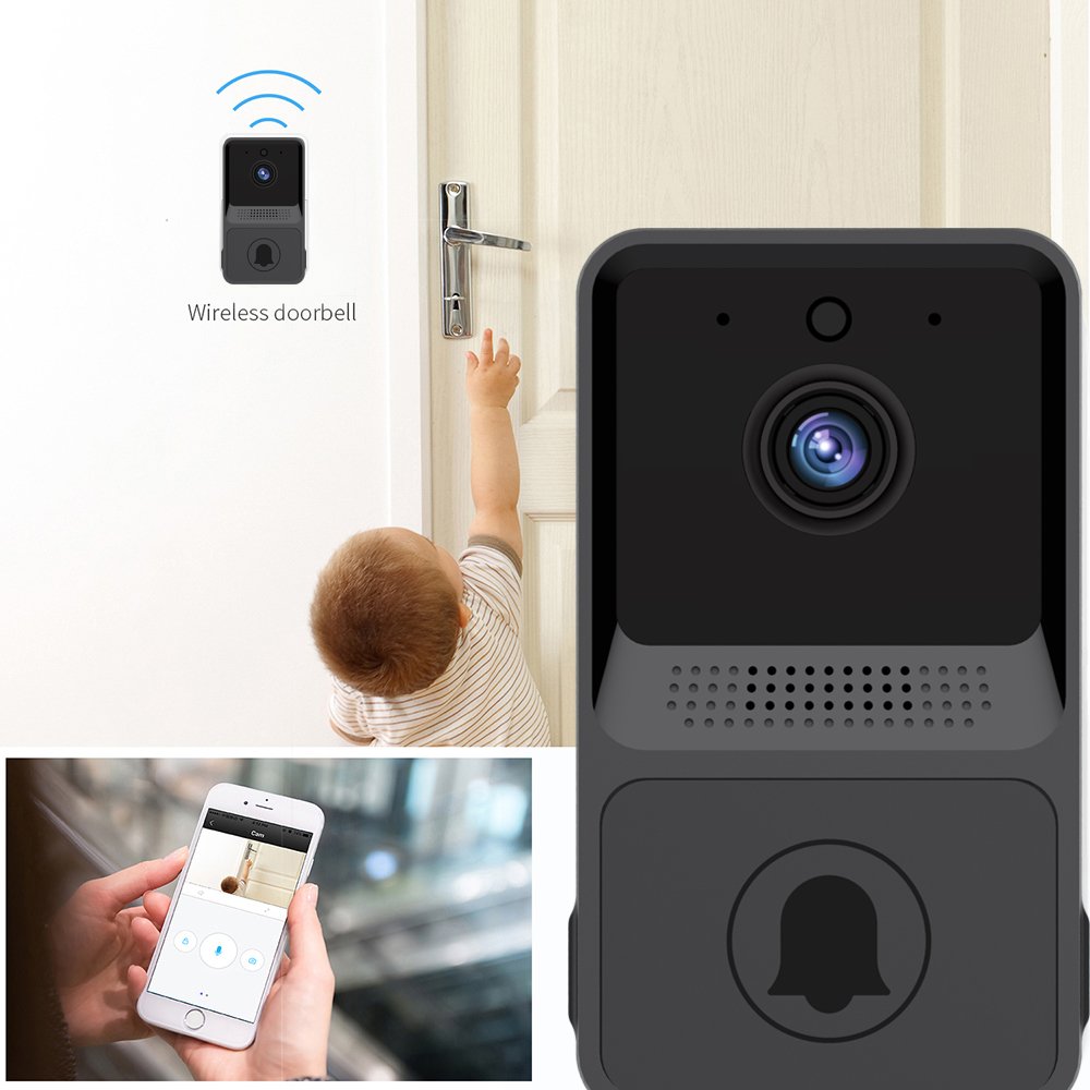 Amazon Anti-theft Solar Charger For Ring 480P T205 Dual Power 600tvl 1080 3mp Video Doorbell For 3 Villas System