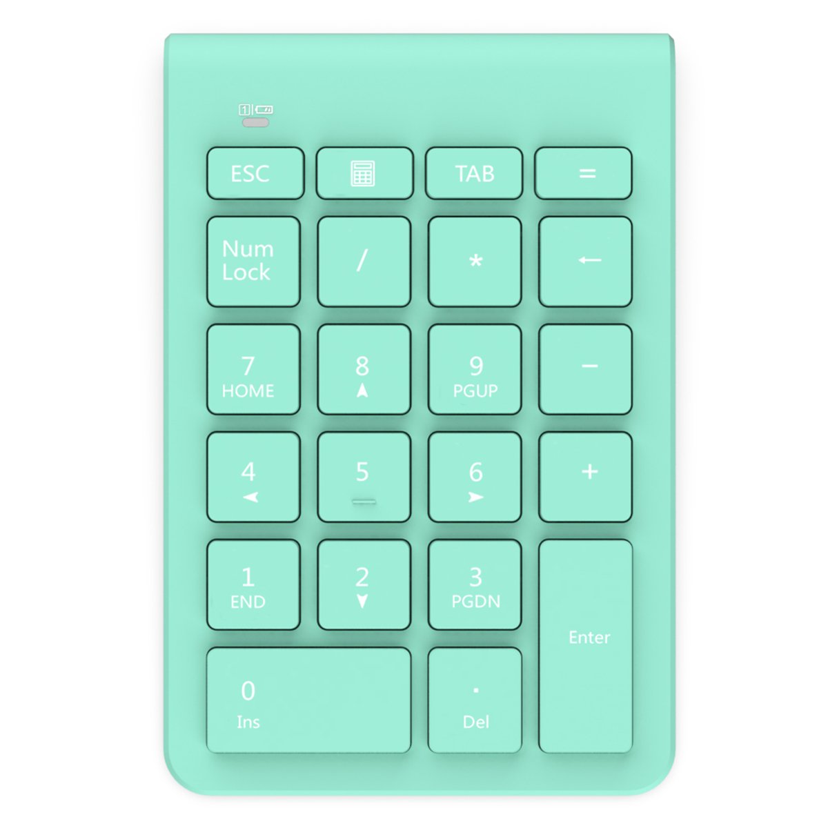 B038 IN STOCK Factory Directly Sale 2.4G Small Wireless Numeric Keypad 22 Keys Mini Digital Keyboard For Desktop Bank Pinpad