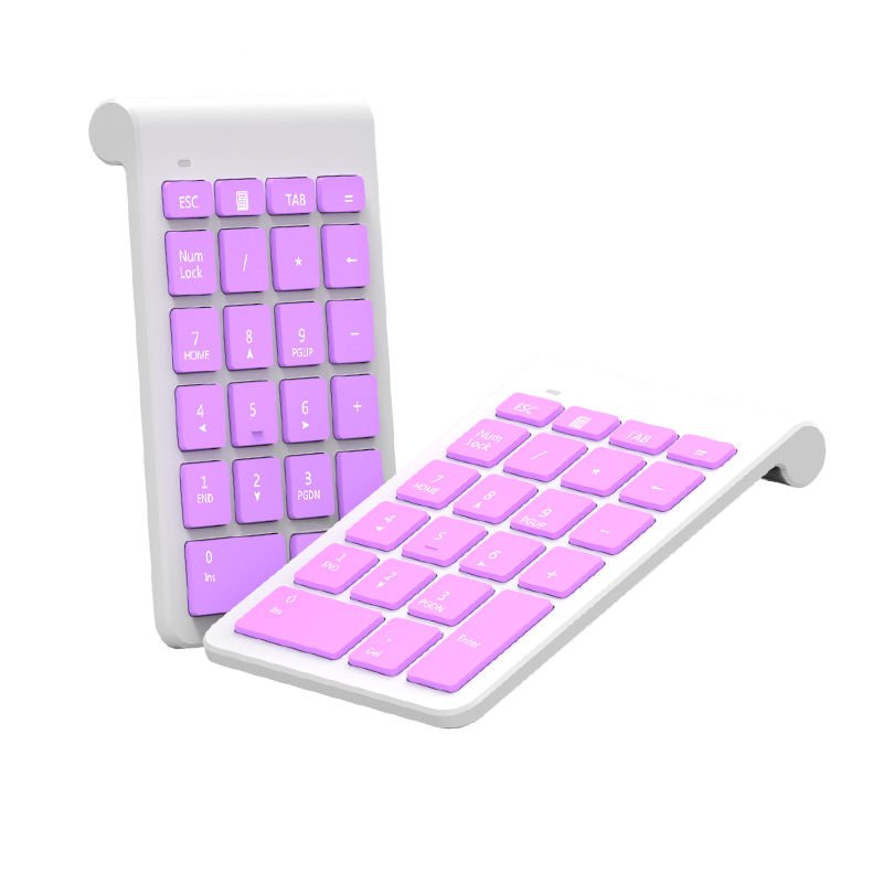 B038 IN STOCK Factory Directly Sale 2.4G Small Wireless Numeric Keypad 22 Keys Mini Digital Keyboard For Desktop Bank Pinpad