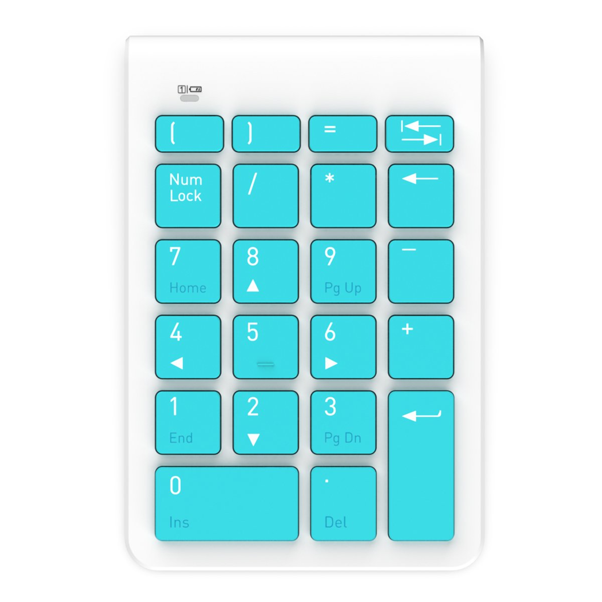 B038 IN STOCK Factory Directly Sale 2.4G Small Wireless Numeric Keypad 22 Keys Mini Digital Keyboard For Desktop Bank Pinpad
