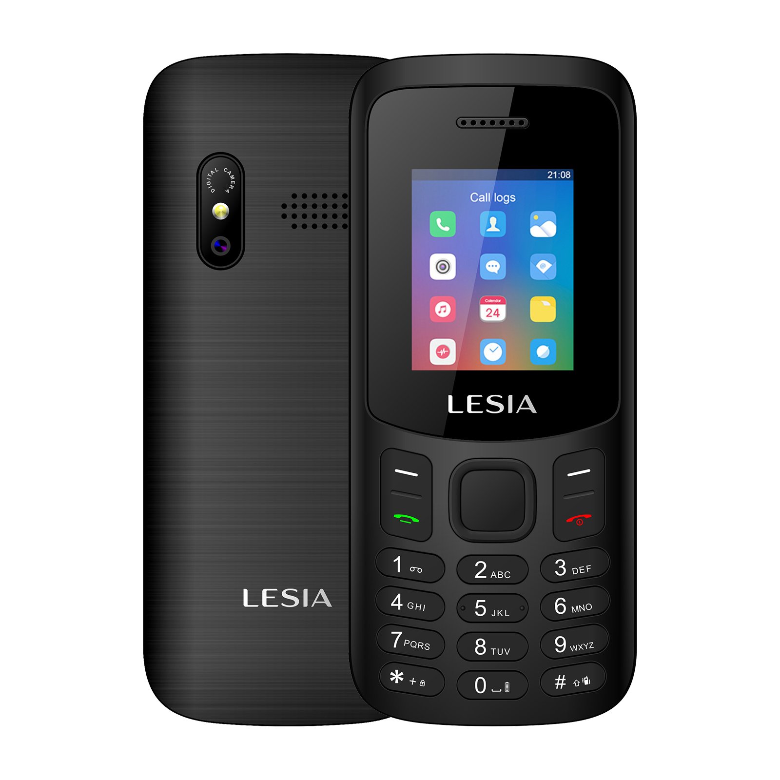 1.77 Inch Screen 800mah 2SIM Card Low Price Feature Phone Wireless FM Radio Keypad Mobile Phone