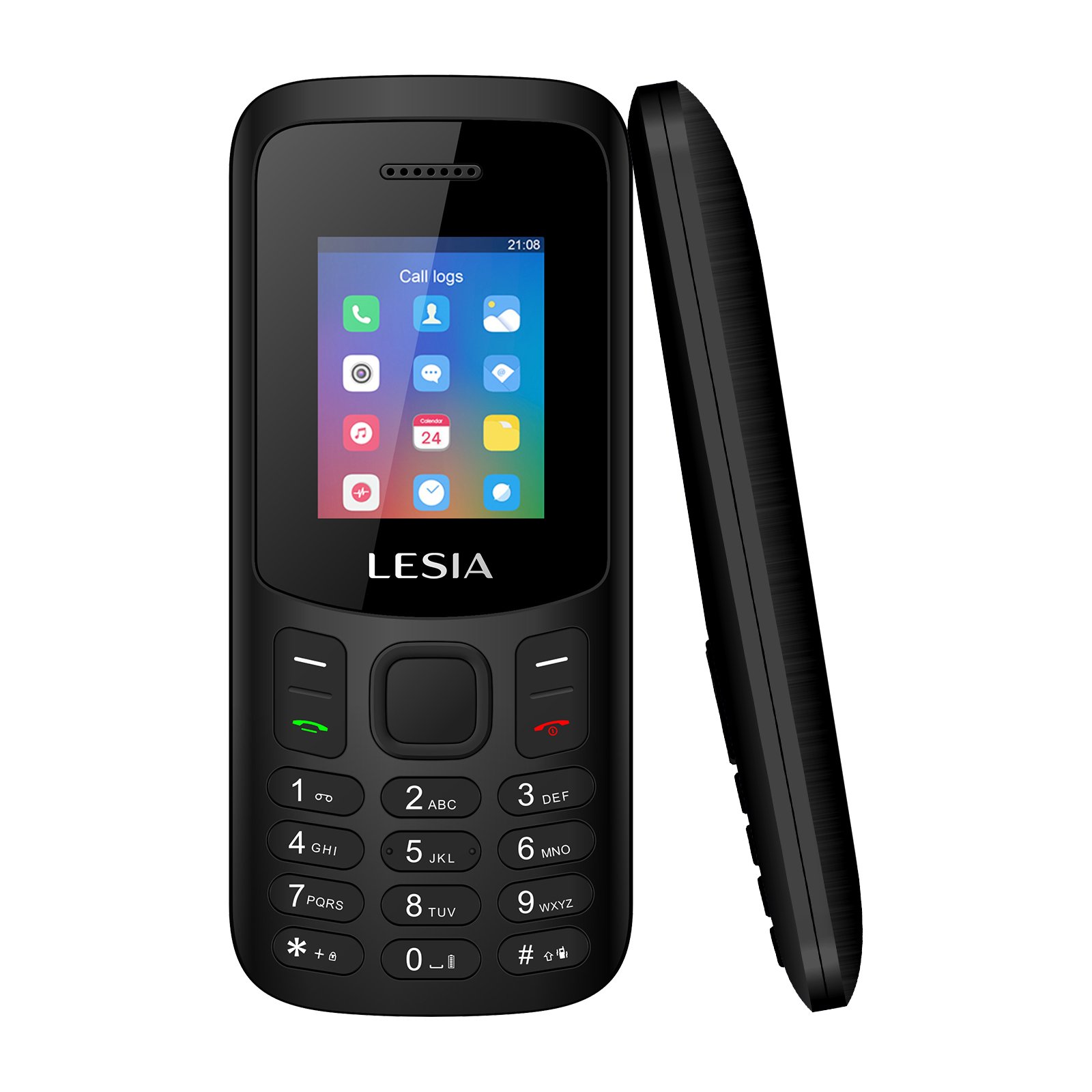 1.77 Inch Screen 800mah 2SIM Card Low Price Feature Phone Wireless FM Radio Keypad Mobile Phone
