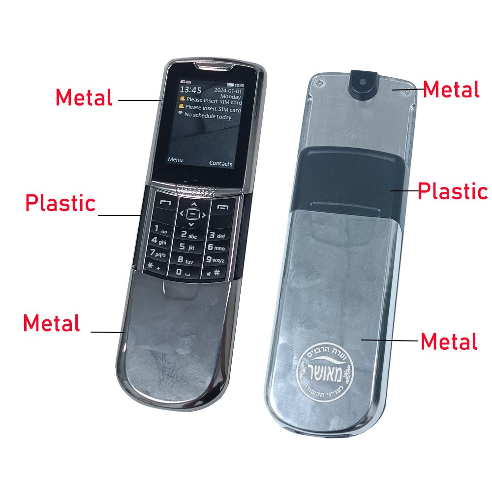 Custom Metal Body Slide Keypad 4G Phone Sliding Slide Up Smallest Phones Best Slider 2024 Easyphone 4G Volte
