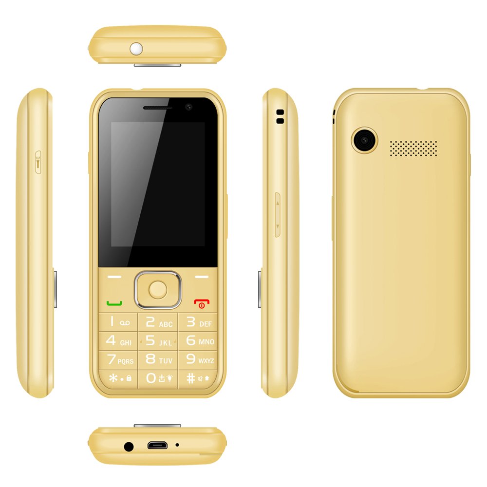 2023 Customized 2.4 OEM 2.4 Inch 4G Feature Keypad cellphone Smart mobile Phone for whatsapp wifi gps