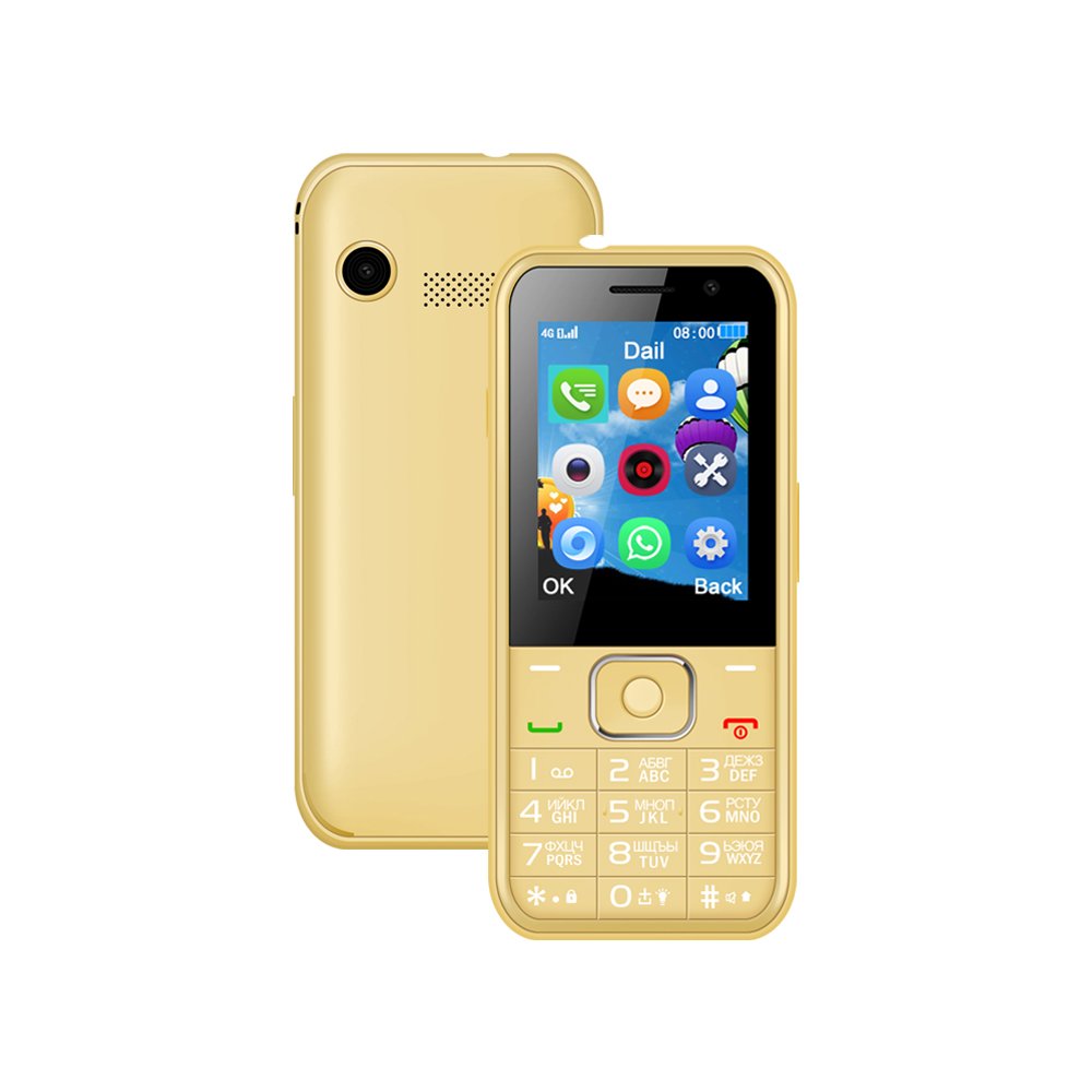 2023 Customized 2.4 OEM 2.4 Inch 4G Feature Keypad cellphone Smart mobile Phone for whatsapp wifi gps