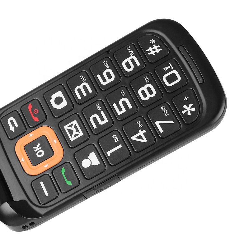 Classic Style UNIWA V909T Flip Phone for Elderly 2.8 Inch Main Screen SOS Quick Dial HAC Earpiece 4G LTE Network Support