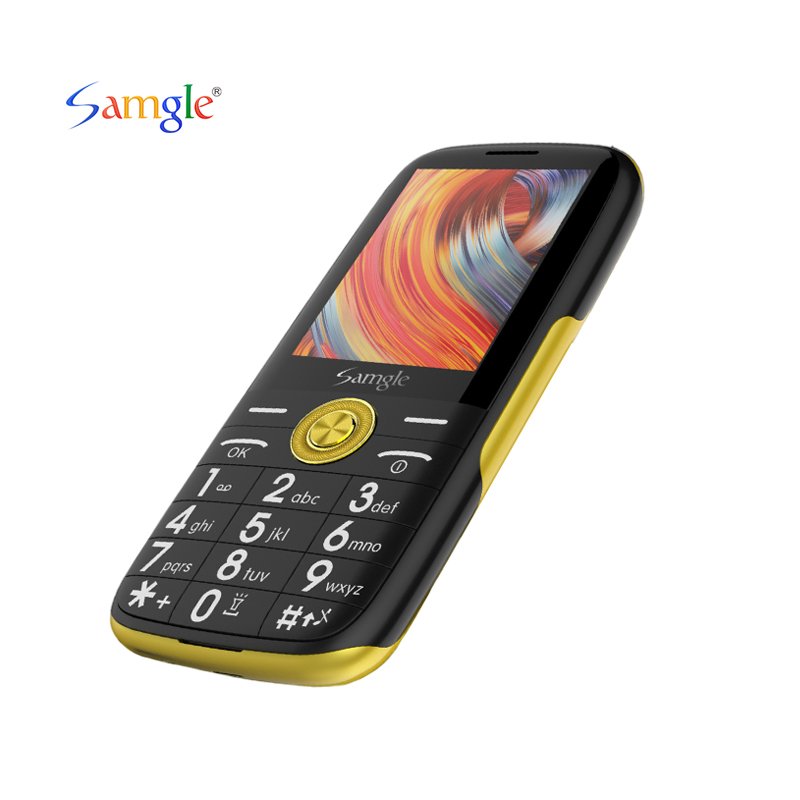 Samgle 2.4 inch screen cell phone rugged feature phone 3G keypad phone for senior student Child