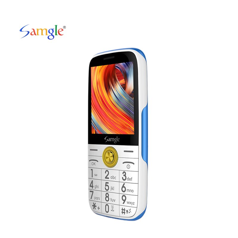 Samgle 2.4 inch screen cell phone rugged feature phone 3G keypad phone for senior student Child