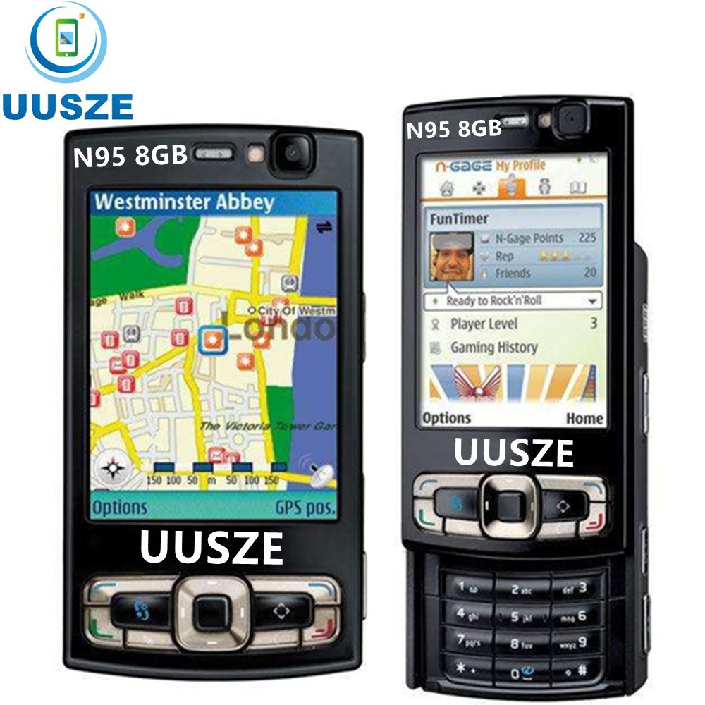 Unlock Original CellPhone Keypad Mobile Phone Fit for Nokia N95-8GB N95 N96 C3-01 3310 105 C2-01 8210 6230i 6300 C5 208 301 N73
