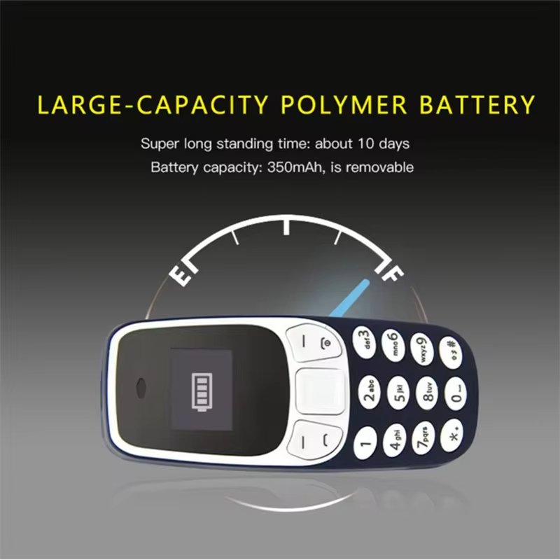 L8star Bm10 Elders Mini Mobile Phone Dual Sim Card with Mp3 Player Fm Unlock Cellphone Voice Change Dialing Phone