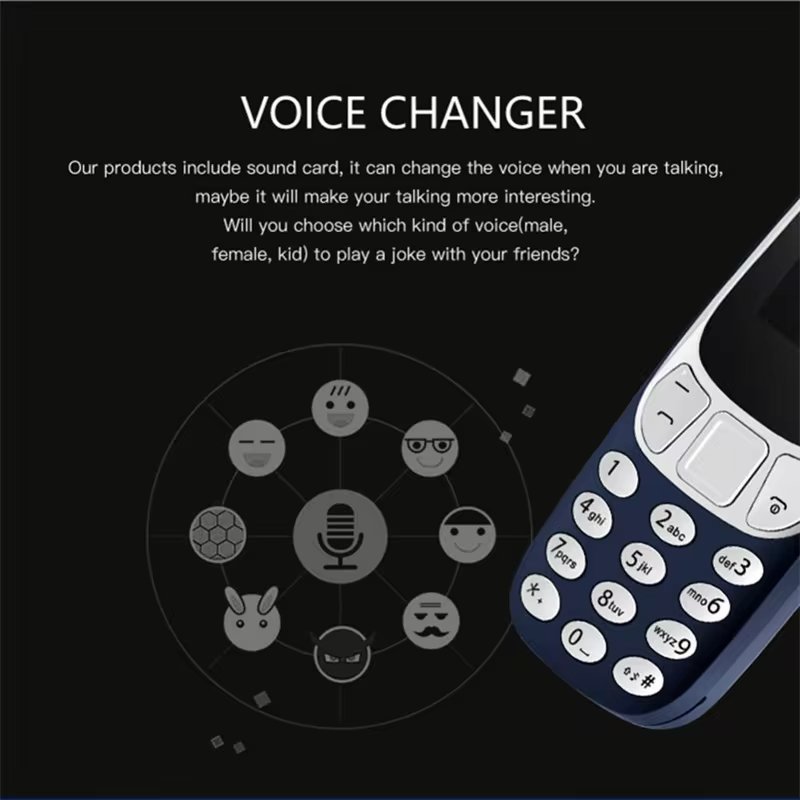 L8star Bm10 Elders Mini Mobile Phone Dual Sim Card with Mp3 Player Fm Unlock Cellphone Voice Change Dialing Phone