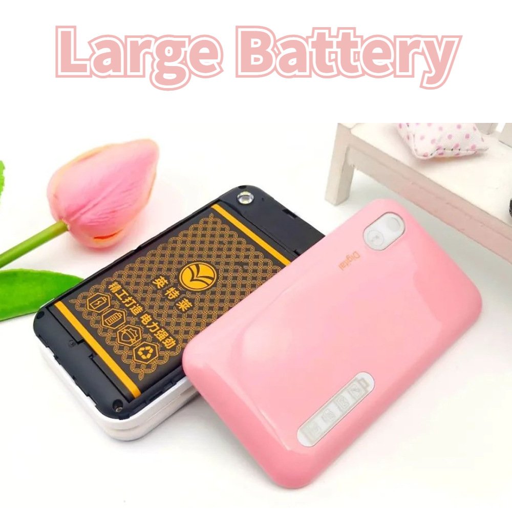 Hot sale Women's beautiful clamshell elderly mobile phone voice king big button standby long gsm mini flip phone