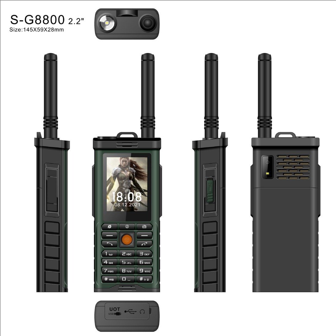 New SG8800 ultra long standby one machine multi-purpose business machine elderly machine