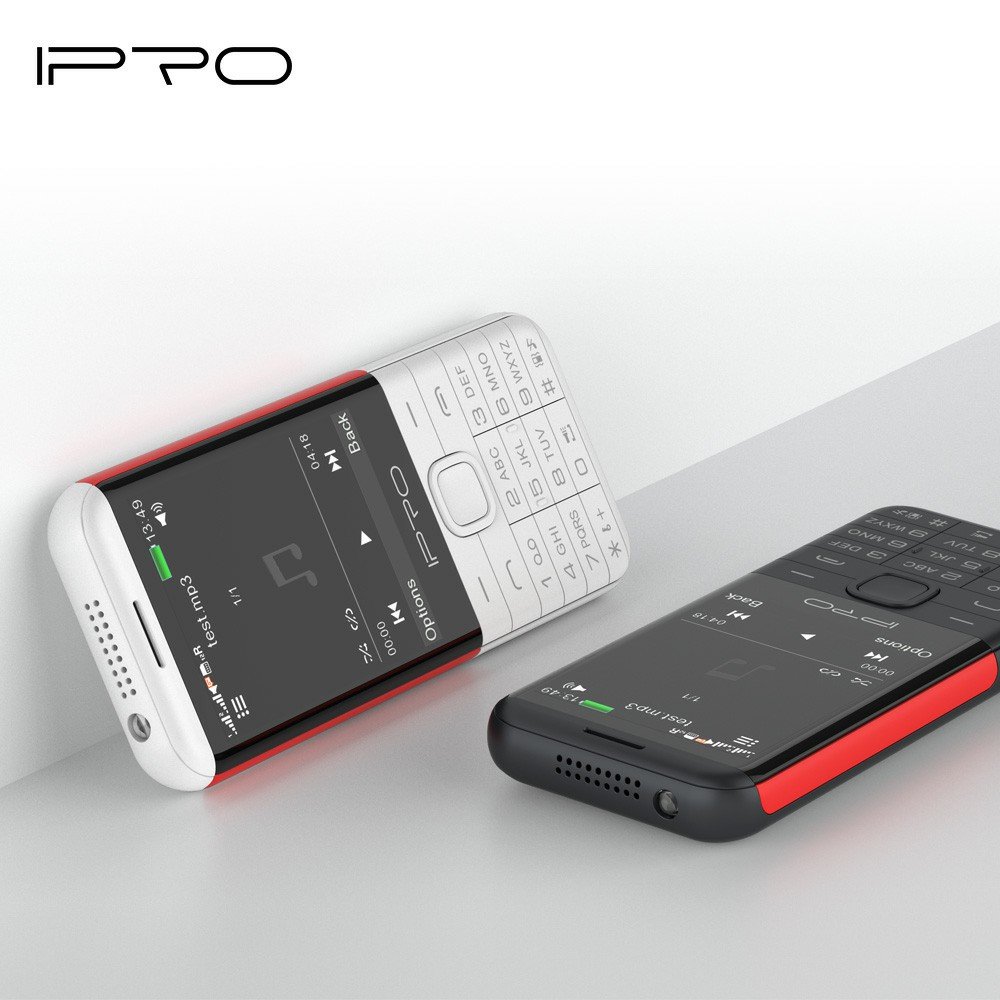 Low Cost 4G Volte Keypad Mobile Phone IPRO F301 2.8inch 240*320 SCT107 Fast Speed 48MB+128MB 1400mAh Large Volume Speaker Phone