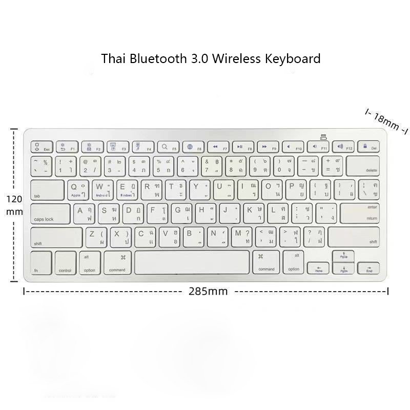 Wireless Keyboard Mobile Phone Tablet PC Blue-tooth portable wireless Keyboard 10 inch Round Pro Keypad