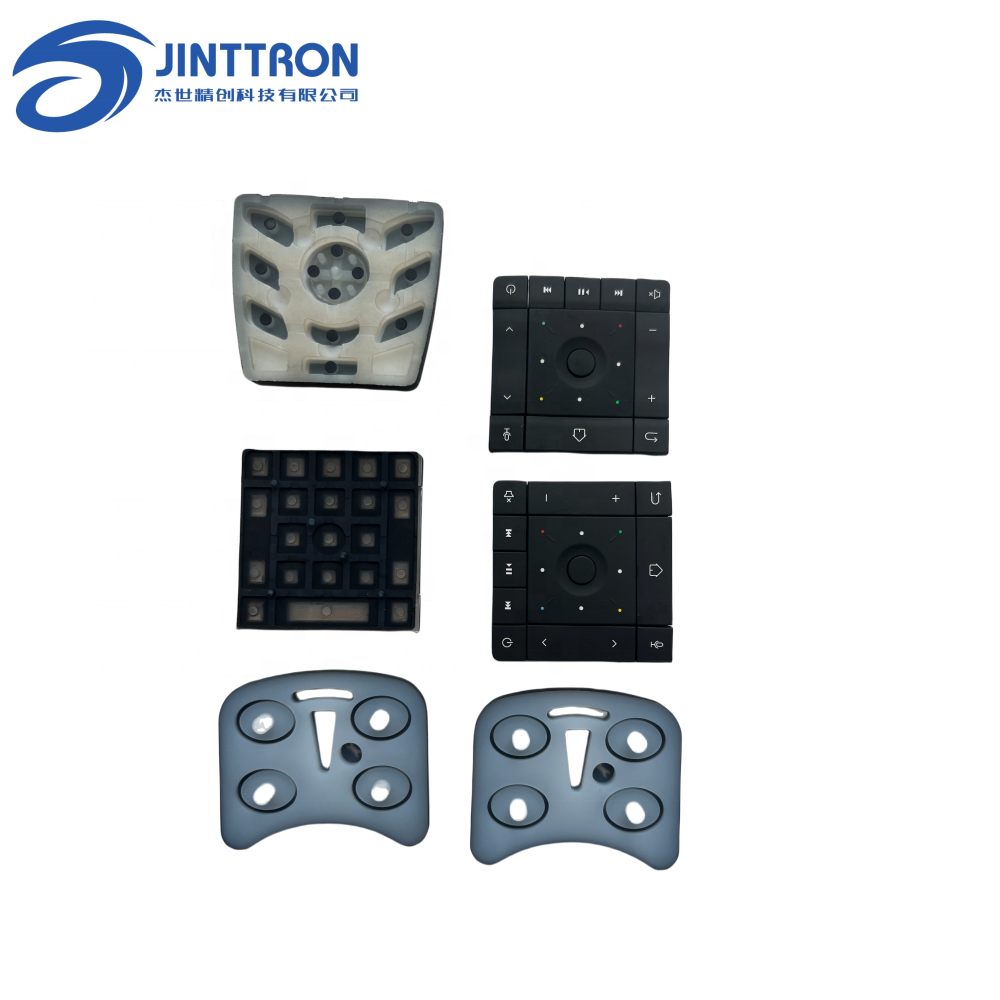 Customized silicon rubber keyboard, keypad, buttons, professional manufacturer in China. High quality and fast delivery.