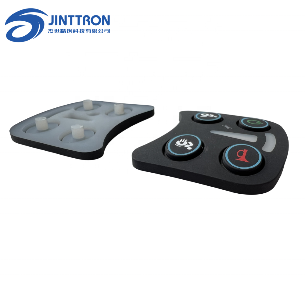 Customized silicon rubber keyboard, keypad, buttons, professional manufacturer in China. High quality and fast delivery.
