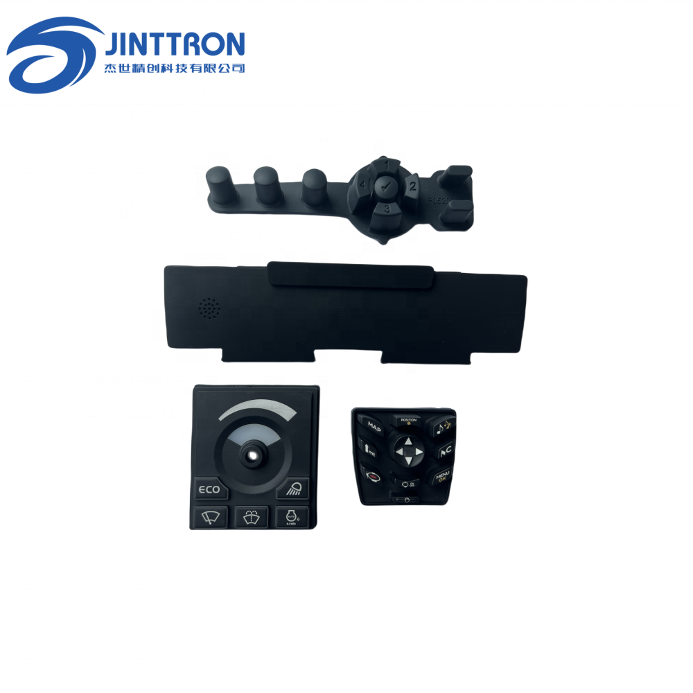 Customized silicon rubber keyboard, keypad, buttons, professional manufacturer in China. High quality and fast delivery.