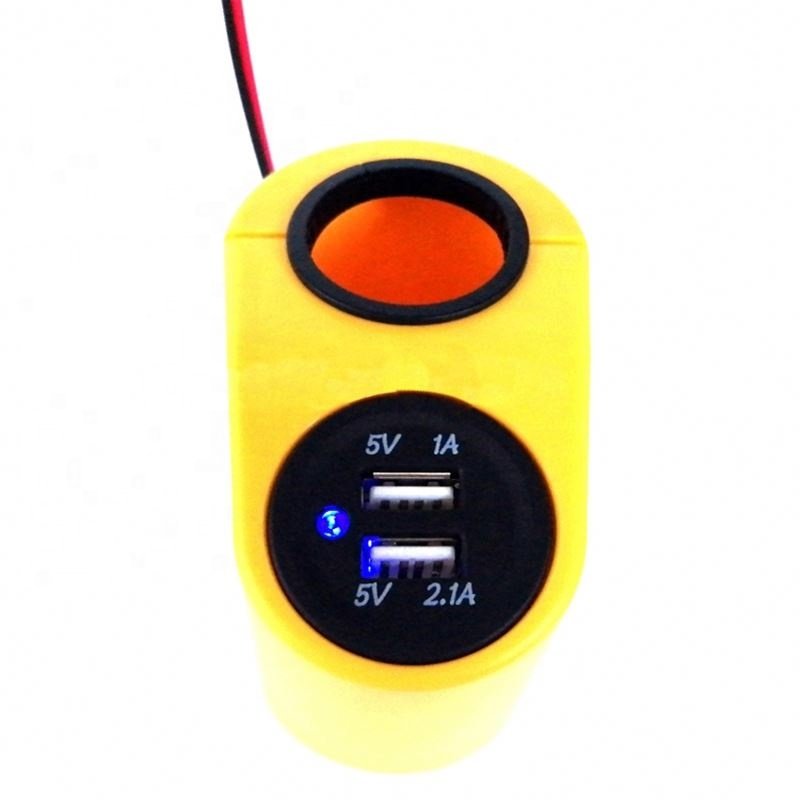 Bus Handrail charger bus handrail Rod double USB charger 12-24V output 5V/3.1A
