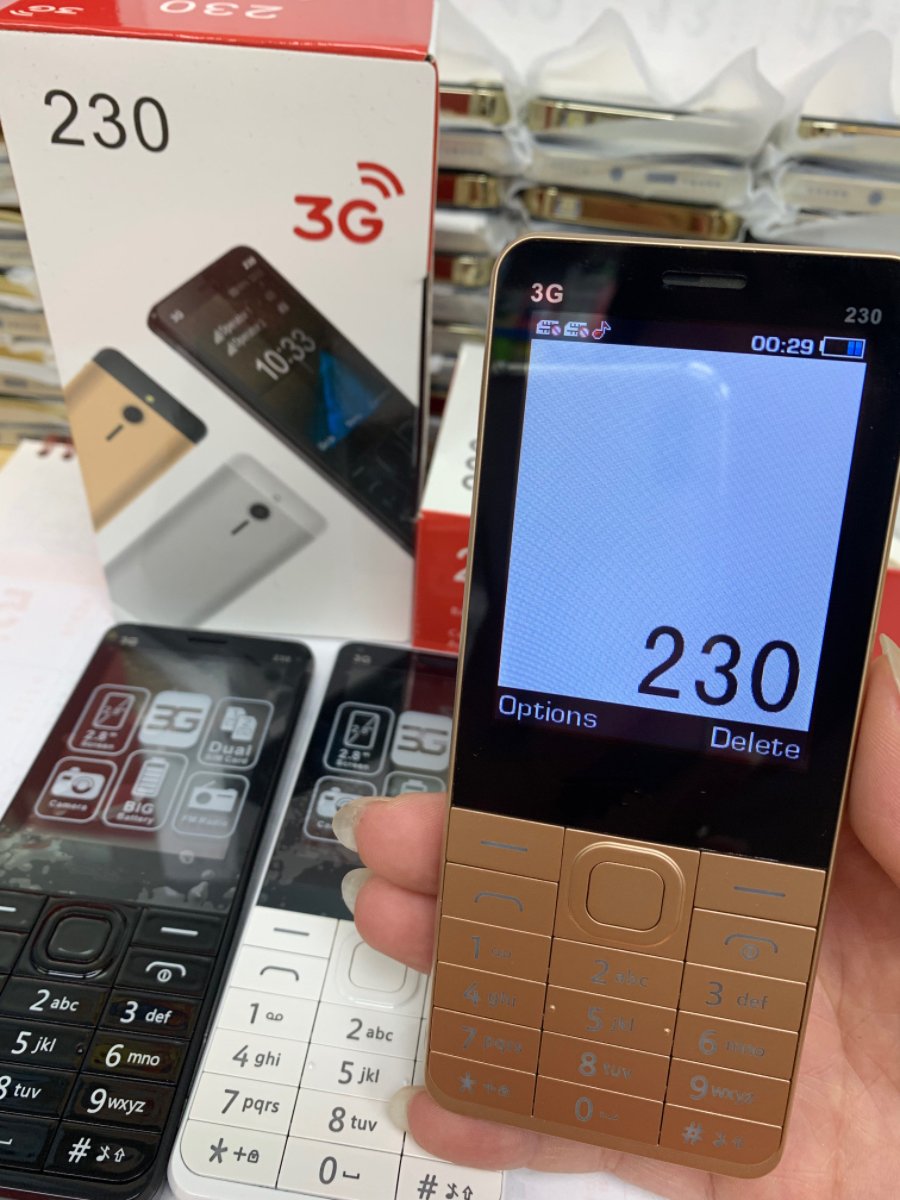 2024 Latest Qwerty Keypad 3G Mobile Phone 2.8inch 240*320 Fast Speed 1g+512MB 1500mAh Larger Button Big Speaker