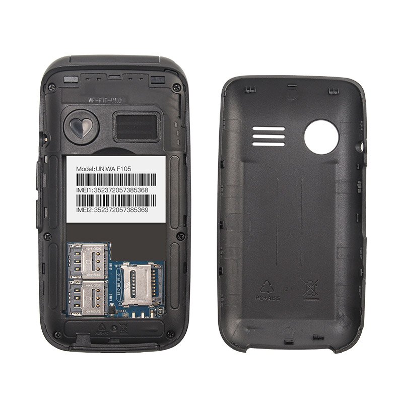 2.4 Inch Unlock Elderly People Mobile Phone Big Button Dual SIM Card 4G Volte SOS Function Keypad Flip Senior Cell Phone