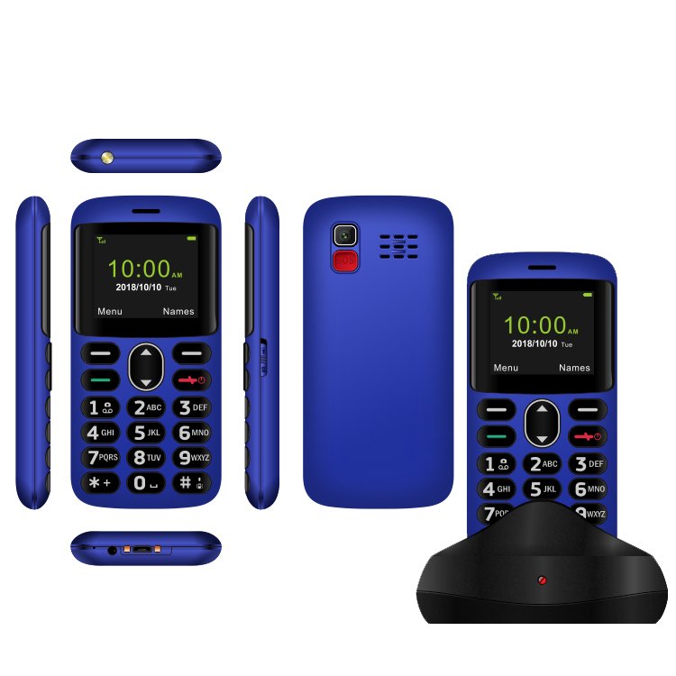 big keypad button cell phones emergency 4g senior phone candy bar red feature senior phone with sos