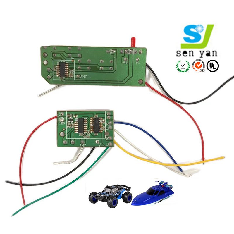 6V 27Mhz Toys Drone Pcb 2.4G 4Ch Wireless Remote Control Electronic Kids Toy Car And Boat Pcb Manufacture Printed Circuit Board