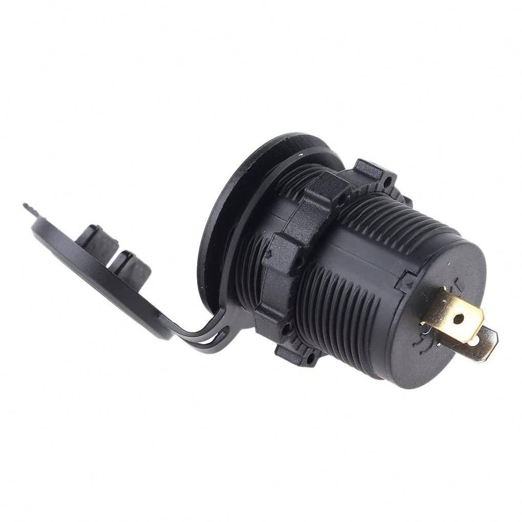 Car motorcycle/RV boat modification car charger QC3.0 dual USB car Dual Aperture fast charging USB interface