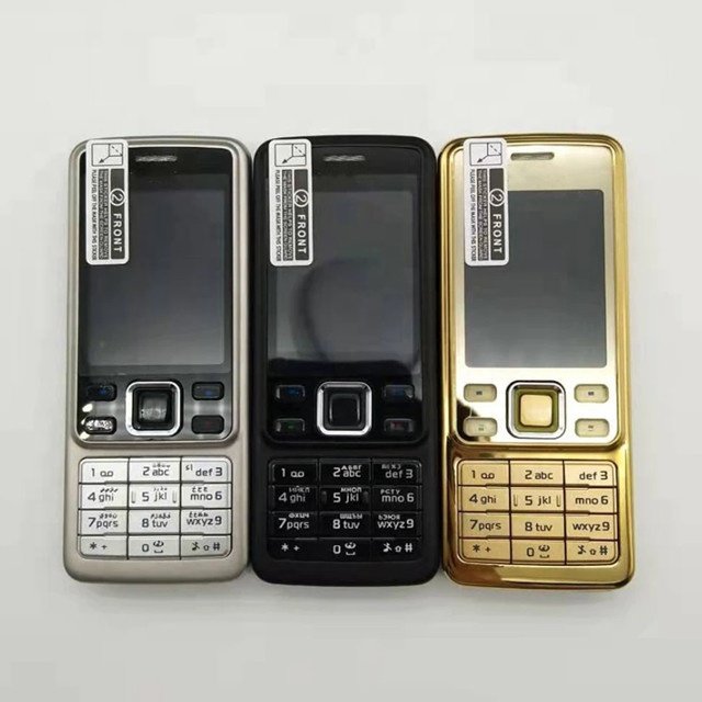 Factory Unlocked Original Cheap Simple Classic GSM Bar Mobile Cell Phone On Sale 2.0inch Display For Nok 6300