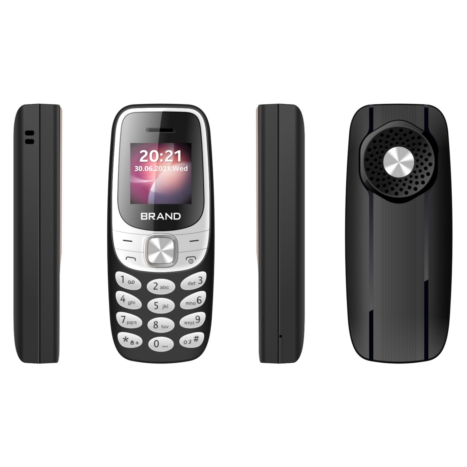 BM35 New Model Mini Mobile Phone GSM 2 Sim Card Super Small cellphone Wireless Earphone Low Radiation Feature Phone