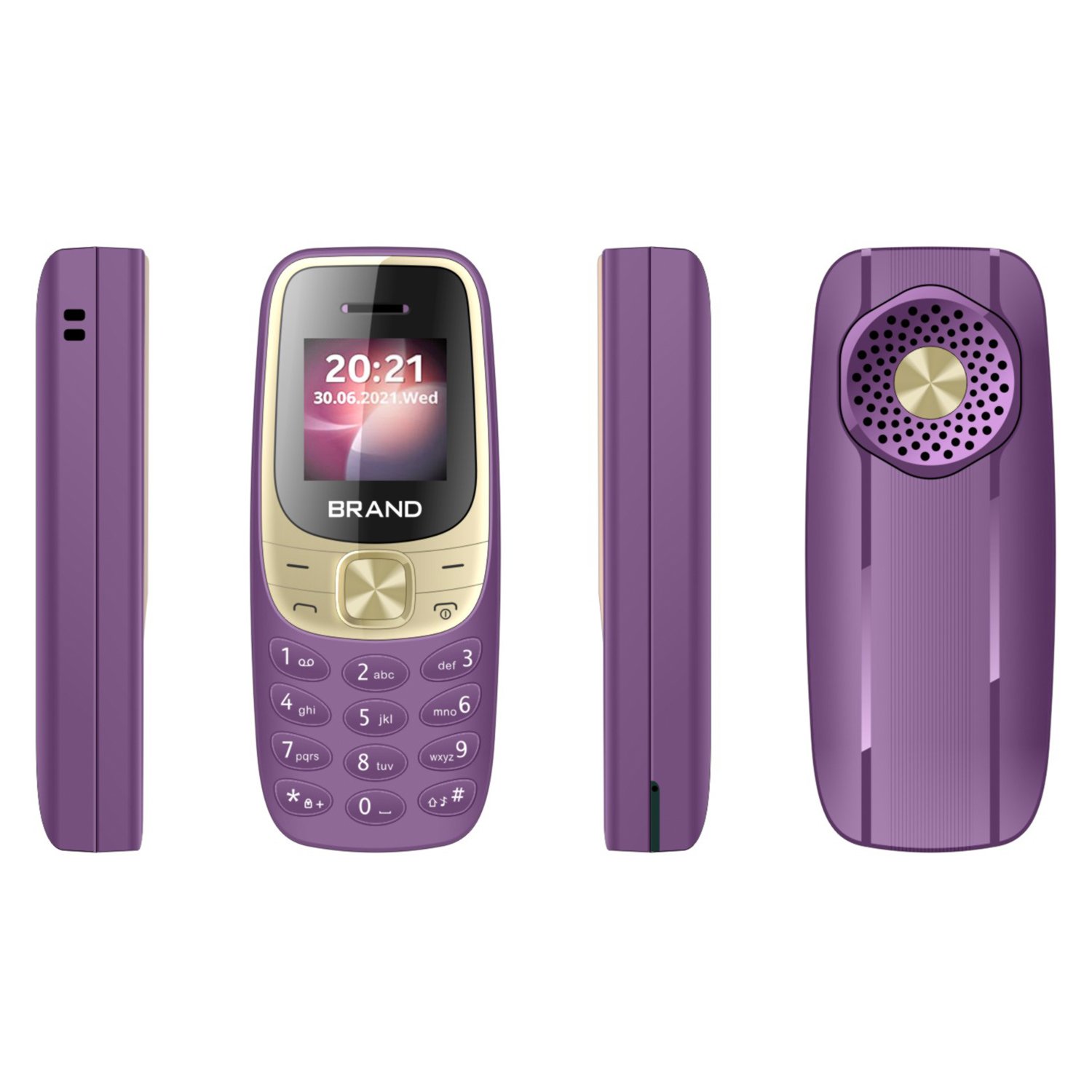 BM35 New Model Mini Mobile Phone GSM 2 Sim Card Super Small cellphone Wireless Earphone Low Radiation Feature Phone