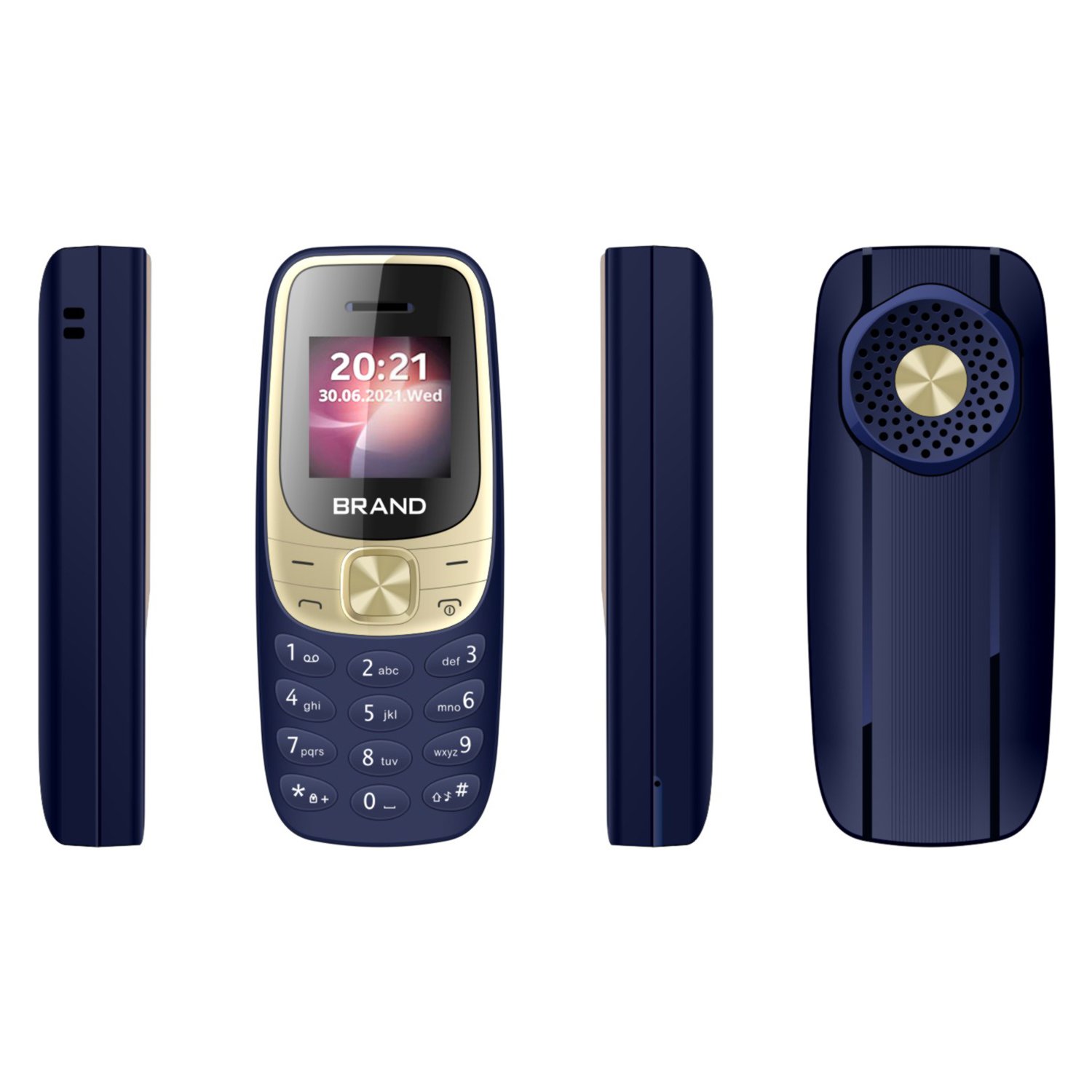 BM35 New Model Mini Mobile Phone GSM 2 Sim Card Super Small cellphone Wireless Earphone Low Radiation Feature Phone