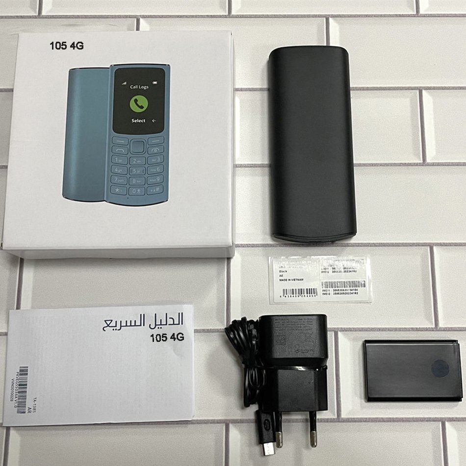Wholesale original For Nokia 105 4G 2021 2SIM used mobile phone cheaper Bar feature phone 1.8inch keypad cellphone 110 8210