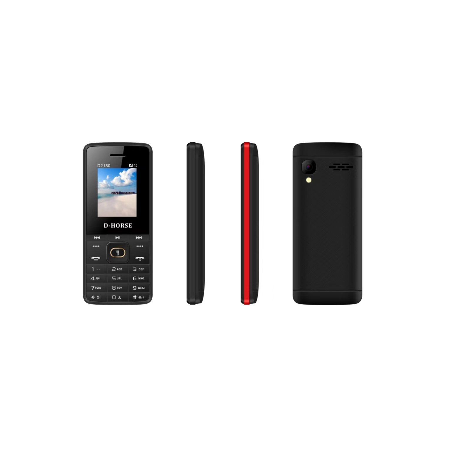 U-FM 2180 Multi-language Stock Lot Phones Made In China Available On Global Digital Export Platform New Mobile Phones