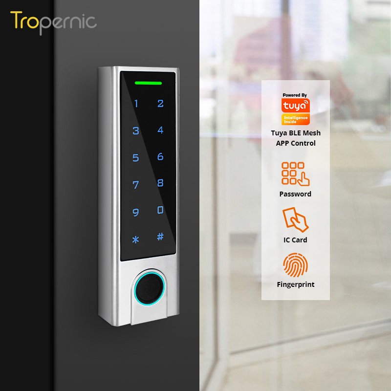 Yrhand Mobile Phones Electric Cerradura Inteligente Wifi Tuya Rfid Card Fingerprint Reader Magnetic Access Control Keypad