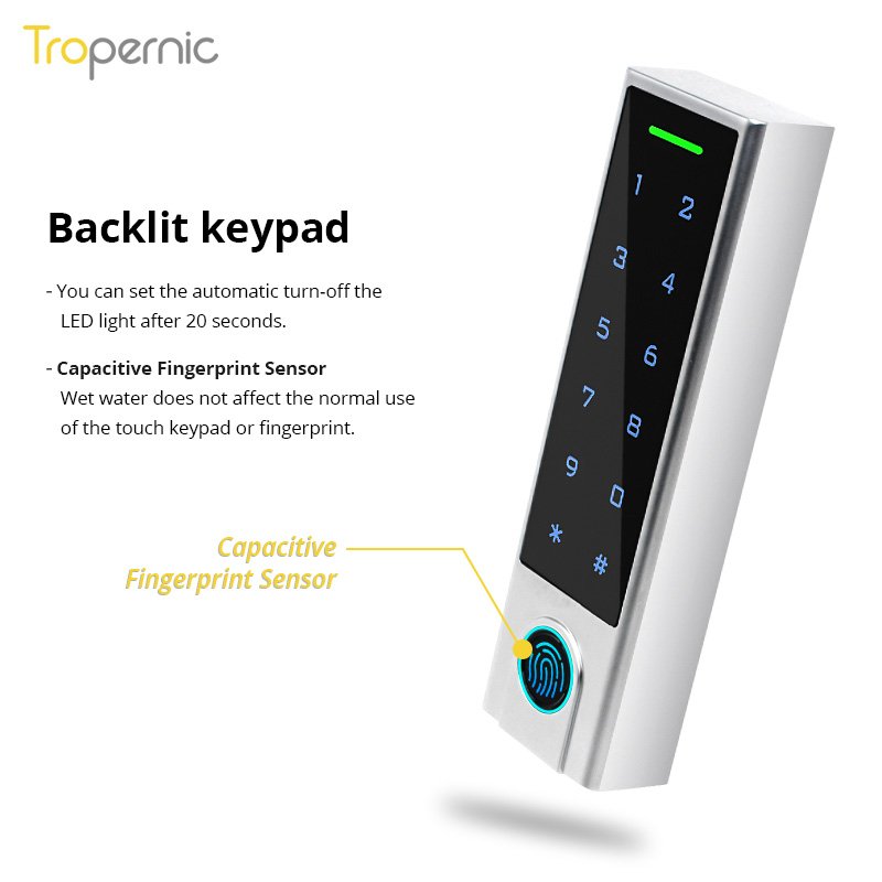 Yrhand Mobile Phones Electric Cerradura Inteligente Wifi Tuya Rfid Card Fingerprint Reader Magnetic Access Control Keypad