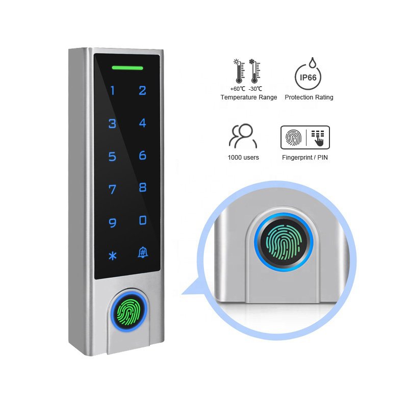 Secukey Tuya APP WIFI Waterproof Fingerprint Smart Access Control , Mobile Phone Access