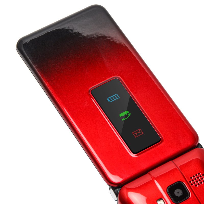 Hot Sale UNIWA T320E 2.4 Inches Unlocked Feature Handphone Retro Flip Keypad Mobile Phones