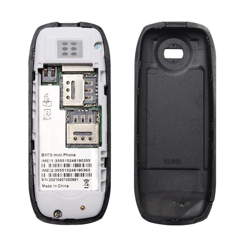 BM70 Mini Mobile Feature Phone Cellphone Stereo GSM Super Thin GSM Small Phone Wireless Earphone