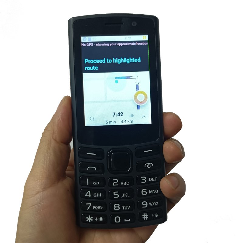 android feature phone with Waze navigation hebrew date language calendar button mobile cell phones android keypad smart phone