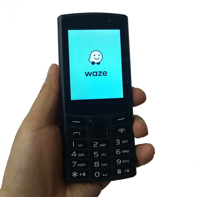 android feature phone with Waze navigation hebrew date language calendar button mobile cell phones android keypad smart phone