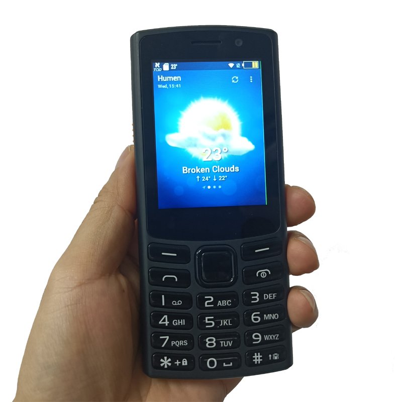 android feature phone with Waze navigation hebrew date language calendar button mobile cell phones android keypad smart phone